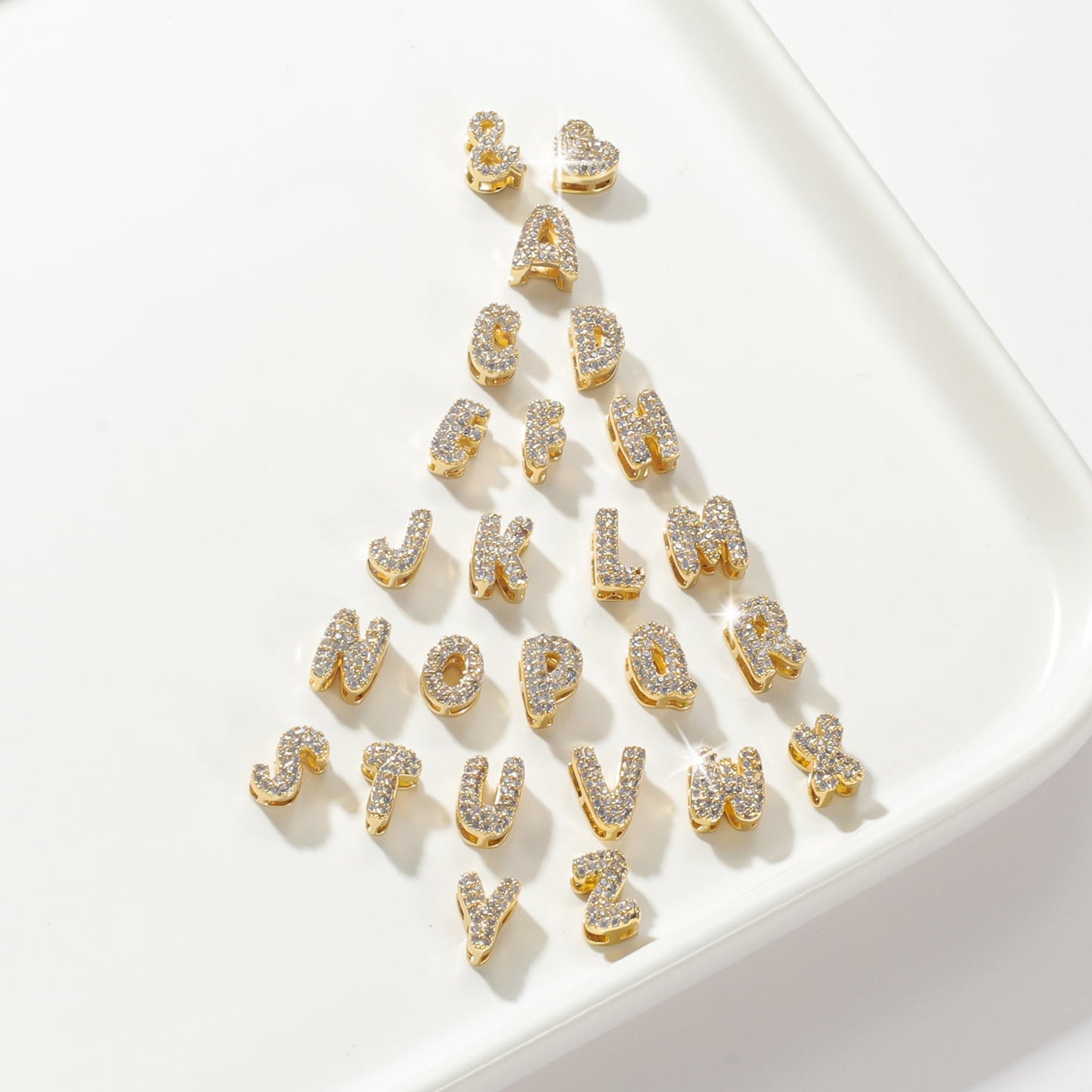 Diamond Bubble Name Necklace