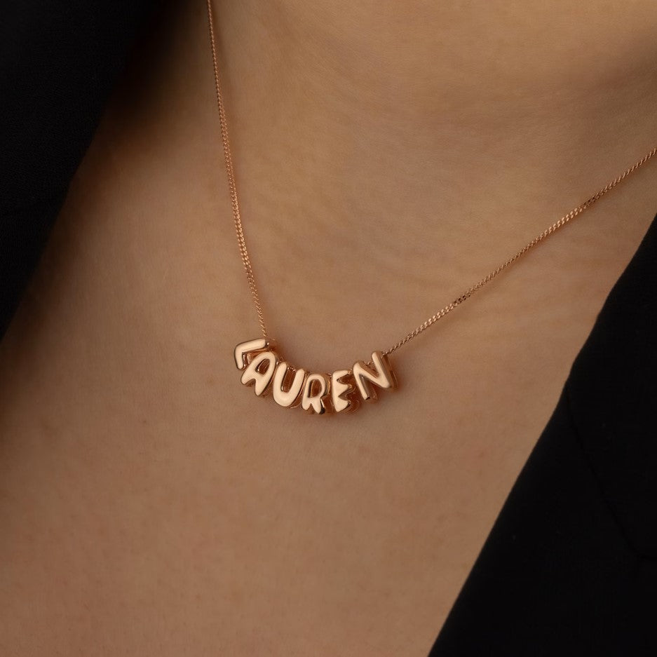 Cos & Coon™ Bubble Name Necklace